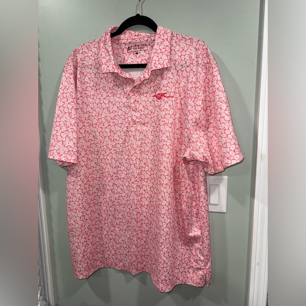 Men’s Floral Polo Shirt